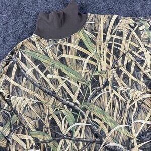 Vintage Skyline Hunting Camo Long Sleeve Shirt Mens XL 90s MADE IN USA